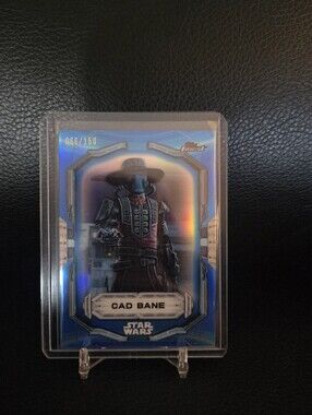 Topps Star Wars Finest Cad Bane Blue Refractor #66/150 Trading Card